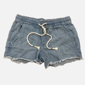 LOFT Tie jean shorts size XS